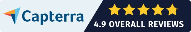 4.9 Stars on Capterra